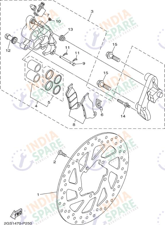 FRONT BRAKE CALIPER